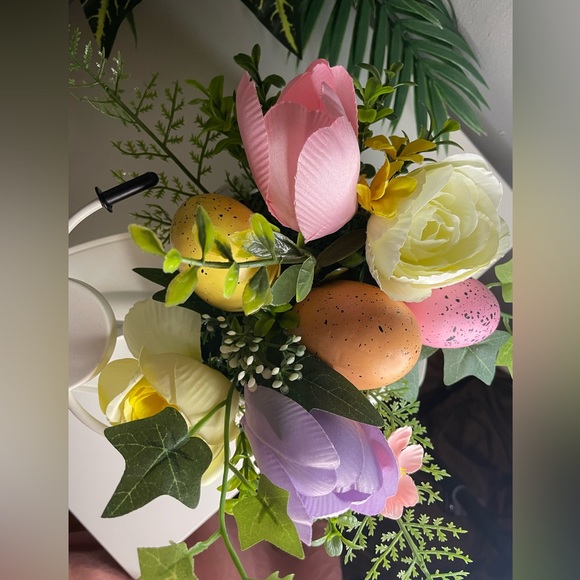 Easter Spring Floral Moped with Easter Eggs and Flowers Tabletop Decor- NWT - Picture 6 of 8